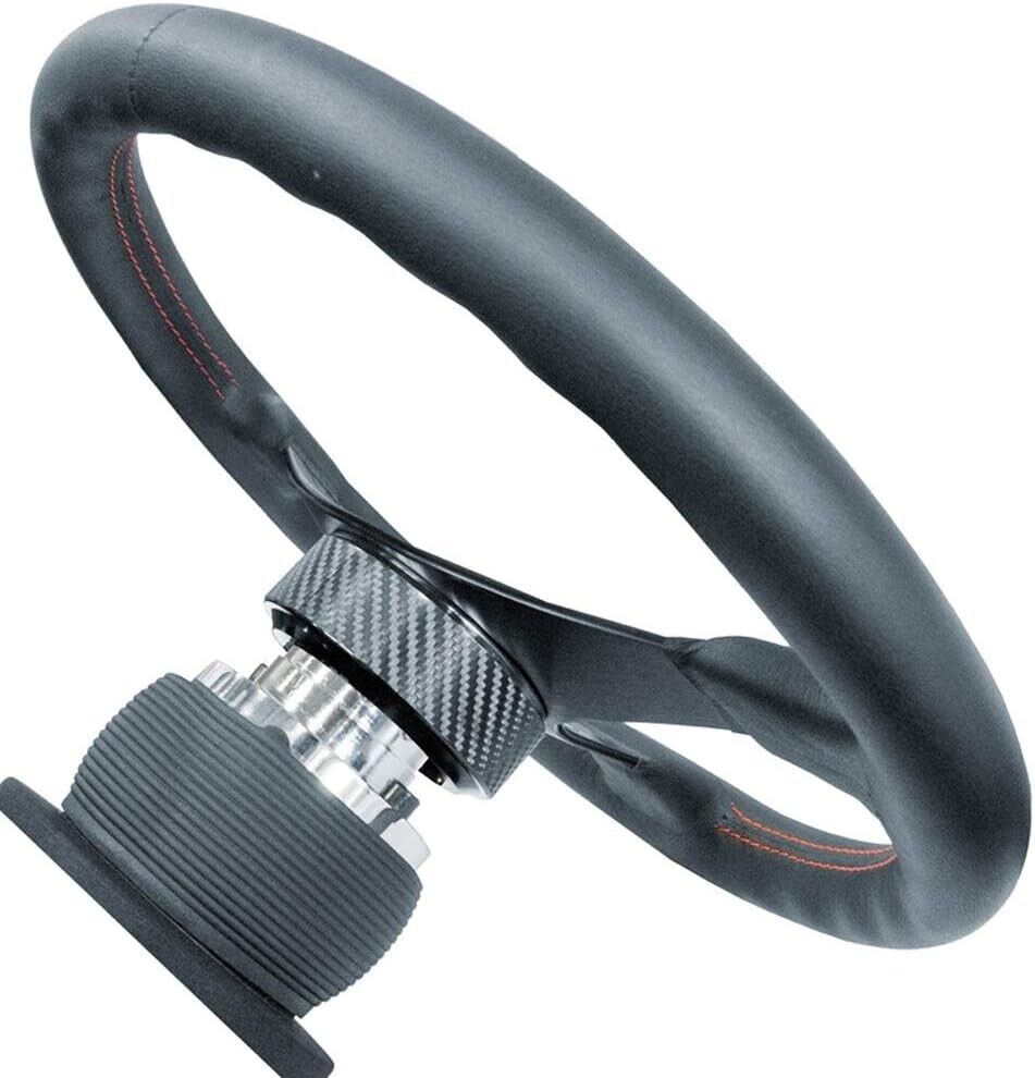 Simoni Racing QR Car / Racing Sim Carbon Chrome 12 Hole Quick Release Steering Wheel Boss Hub Universal