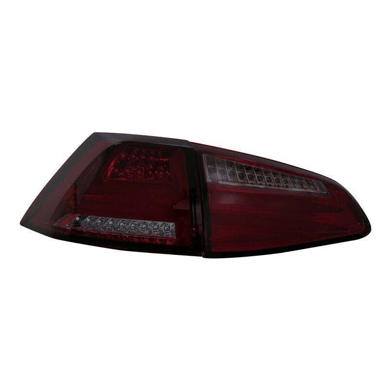 AS Pair VW Golf 7 MK7 LED DRL Lightbar Rear Lights Taillights 12-17 3/5dr LHD