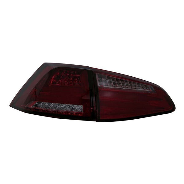 AS Pair VW Golf 7 MK7 LED DRL Lightbar Rear Lights Taillights 12-17 3/5dr LHD