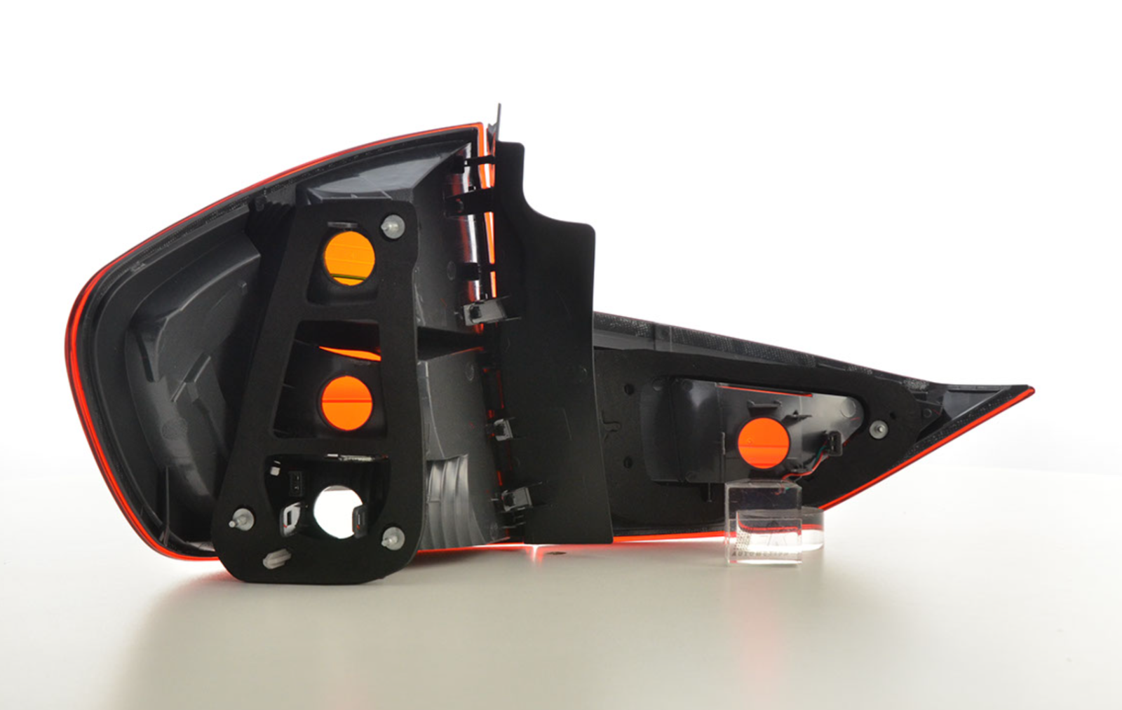 FK Set LED Lightbar REAR Lights Tail BMW X1 E84 09-13 red / clear LHD - LJ Automotive