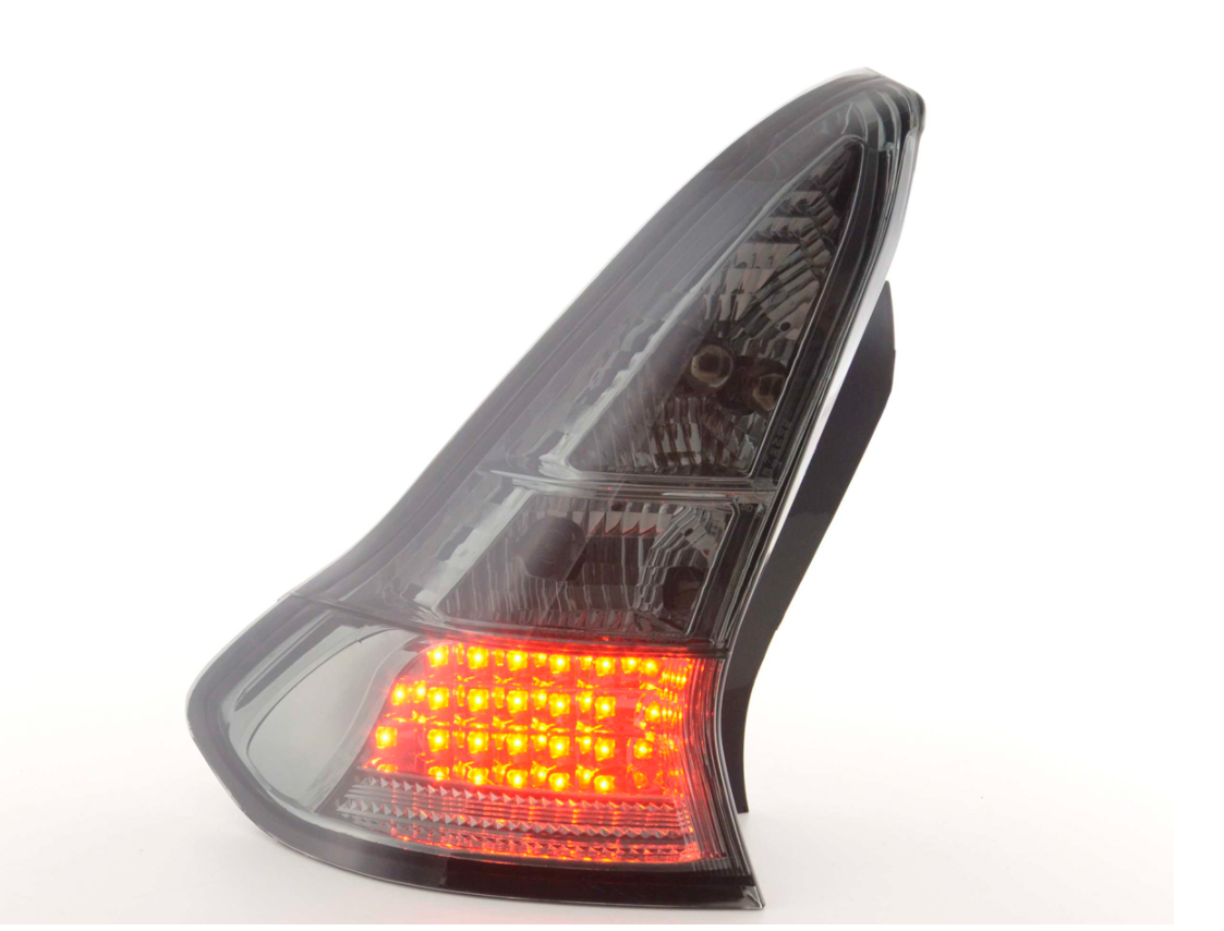 FK Set of Citroen C4 3dr L 04+ Black SMOKED LED LIGHTBAR REAR LIGHTS - LJ Automotive