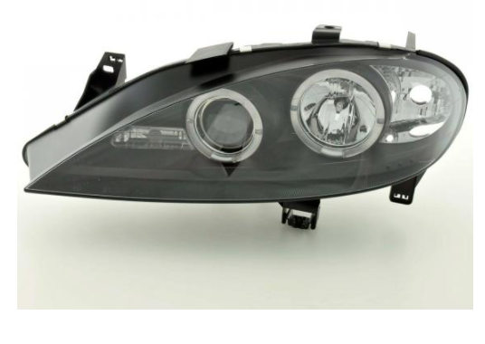 FK Set LED DRL Projector Angel Eye Headlights Renault Megane 1 MK1 3/5dr 99+ LHD