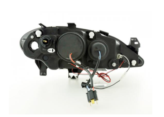 FK Set LED DRL Projektor Angel Eye Scheinwerfer Renault Megane 1 MK1 3/5dr 99+ LHD