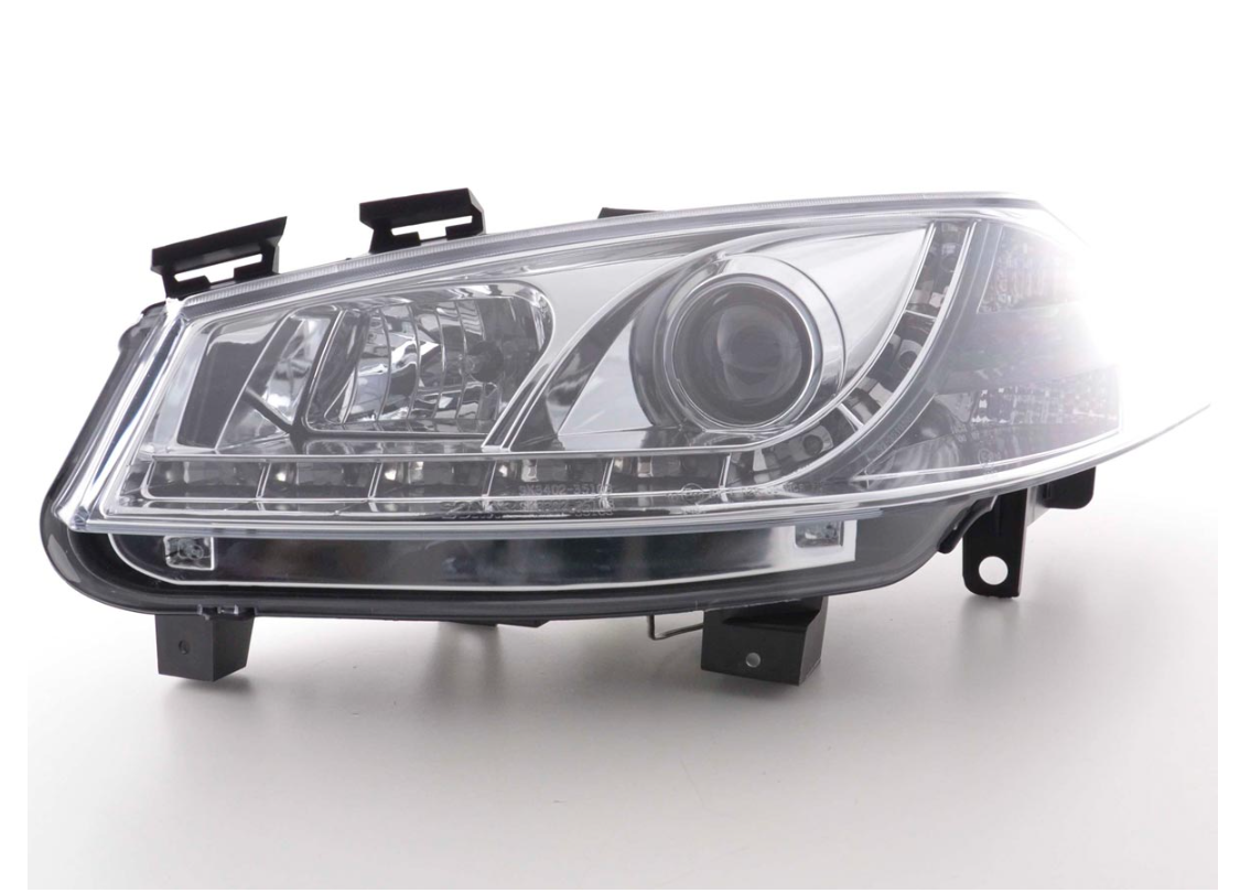 FK LED DRL Projektor Angel Eye Scheinwerfer Renault Megane M 2 MK2 3/5-dr 03-06