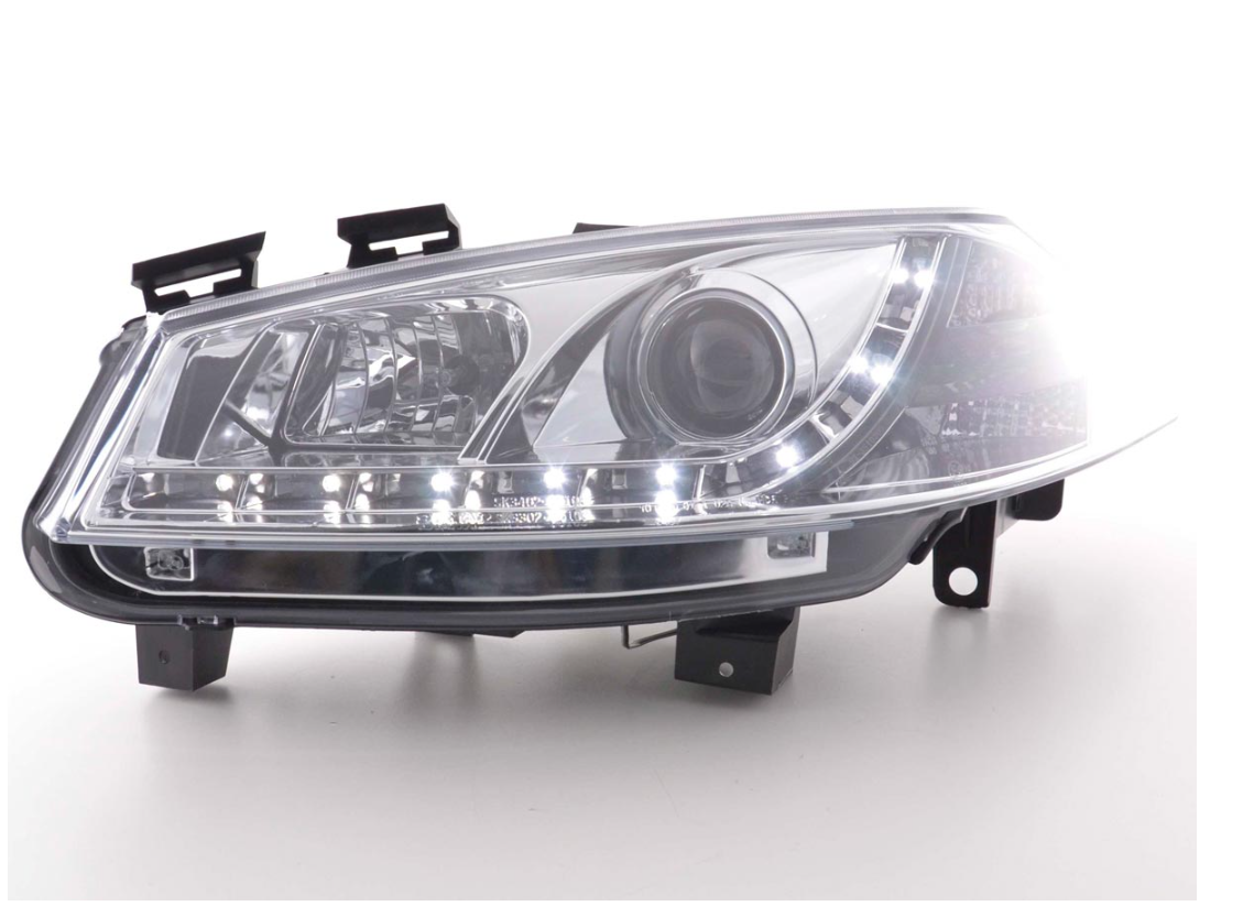 FK LED DRL Projektor Angel Eye Scheinwerfer Renault Megane M 2 MK2 3/5-dr 03-06