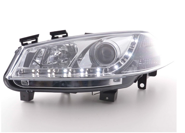 FK LED DRL Projektor Angel Eye Scheinwerfer Renault Megane M 2 MK2 3/5-dr 03-06