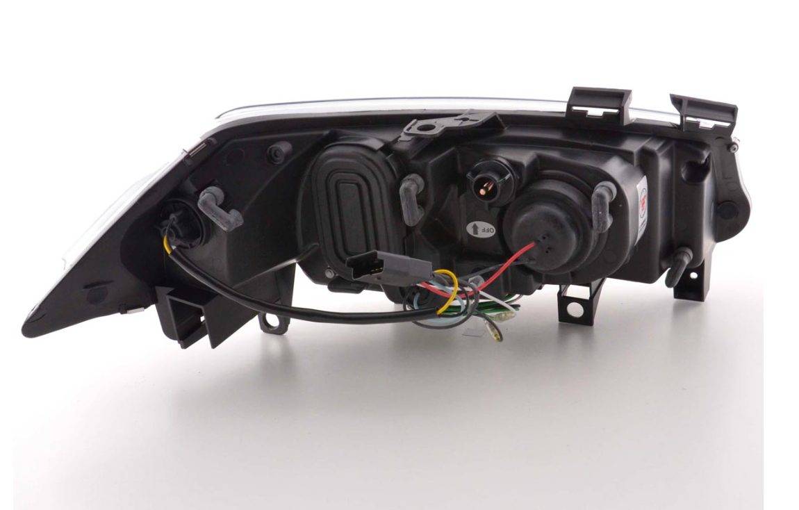 FK LED DRL Projektor Angel Eye Scheinwerfer Renault Megane M 2 MK2 3/5-dr 03-06