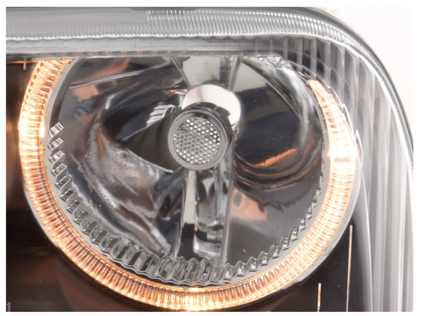 FK Set LED DRL Projector Angel Eye Headlights VW Golf 3 MK3 1HXO 1 EXO 91-97 LHD