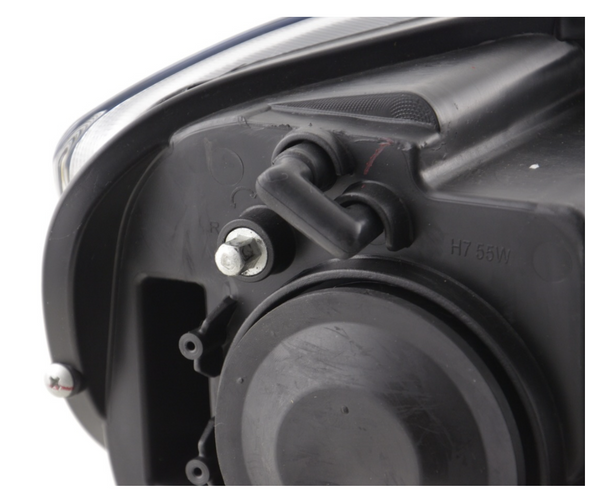 FK Set LED DRL Halo Lightbar Scheinwerfer VW Passat B7 3C 2010+ SCHWARZ 