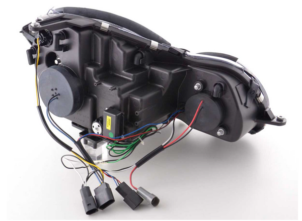 FK Set LED DRL HEADLIGHTS Mercedes E-Class 211 02-06 Chrome AMG LHD