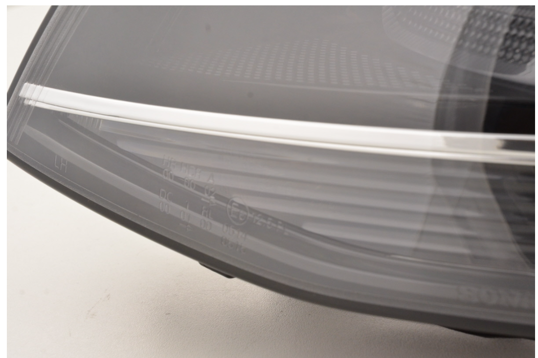 FK Set VW Golf 7 MK7 LED Devil Eye Project Scheinwerfer DRL GTI 12+ Schwarz LHD