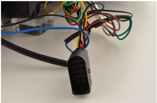 FK Set VW Golf 7 MK7 LED Devil Eye Project Scheinwerfer DRL GTI 12+ Schwarz LHD