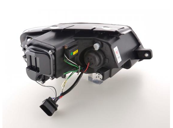 FK Set LED DRL Halo Eye Scheinwerfer VW Passat B6 3C 05+ Chrom 