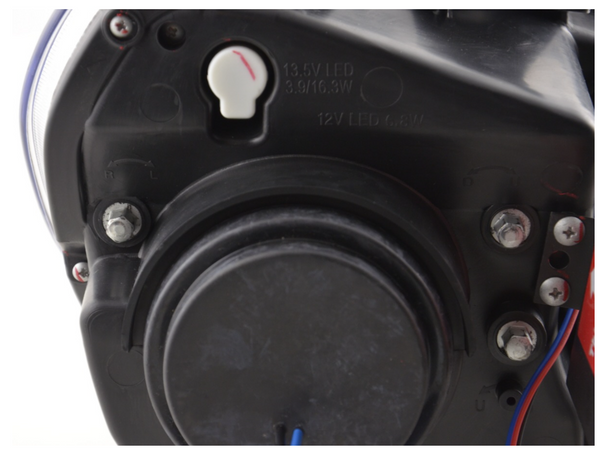 FK Set VW Golf 6 MK6 LED DRL Halo Projektor Scheinwerfer GTI R20 08-12 Chrom LHD