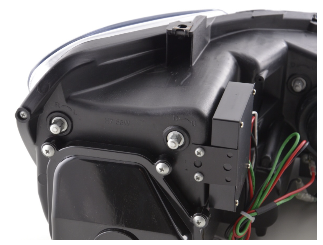 FK Paar LED DRL Projektorscheinwerfer VW Polo 6R 2009+ Chrom RHD Plug &amp; Play