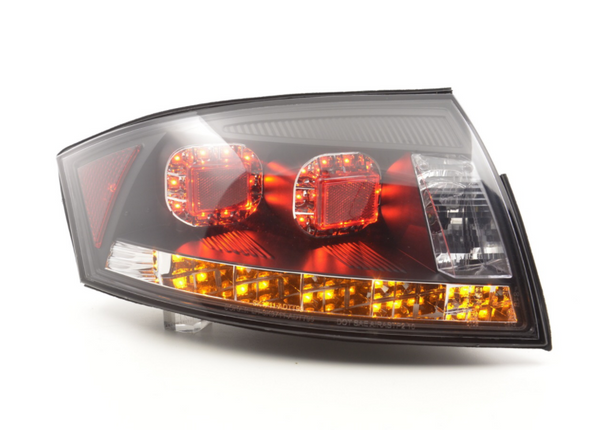 FK Automotive Pair LED Rear Lights Audi TT type 8N 99-06 black RHD