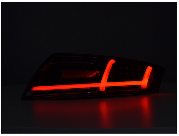 FK LED DRL Light Bar Rear Lights Audi TT 8J 8Y 06-14 black Seq Anim LHD TTS TTRS
