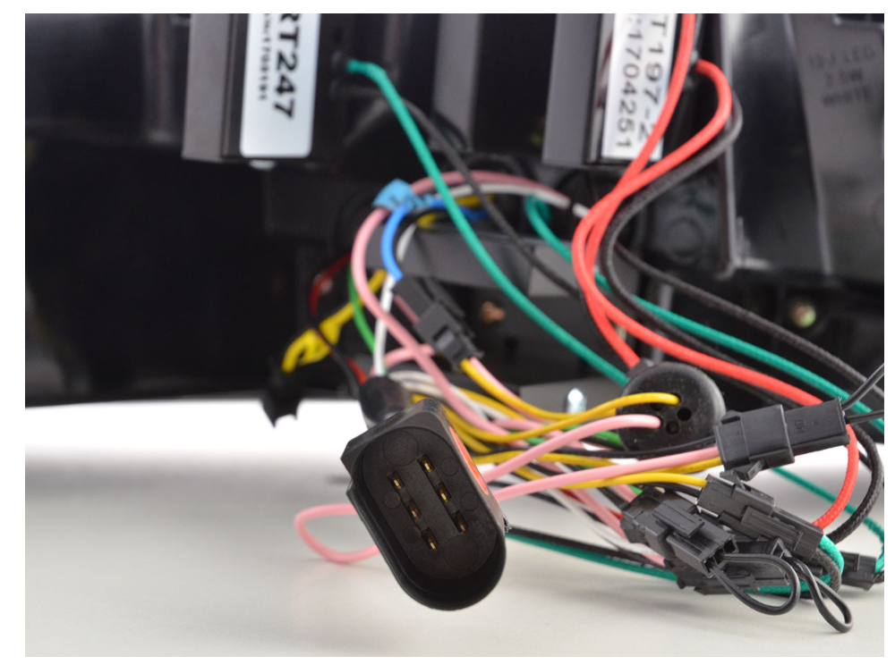 FK LED DRL Light Bar Rear Lights Audi TT 8J 8Y 06-14 black Seq Anim LHD TTS TTRS