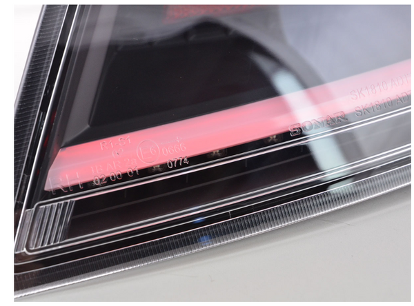 FK LED DRL Light Bar Rear Lights Audi TT 8J 8Y 06-14 black Seq Anim LHD TTS TTRS