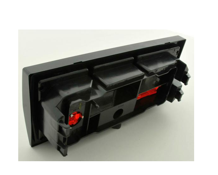 FK Pair VW T2 Transporter Camper 79-90 black LED Light Bar Rear Lights Red Clear