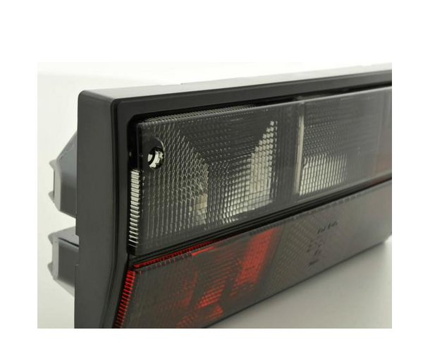 FK Pair VW T2 Transporter Camper 79-90 black LED Light Bar Rear Lights Red Clear