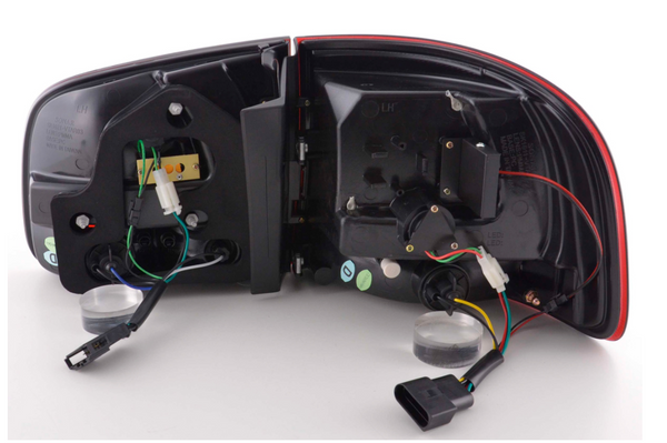 FK Pair LED Rear Lights Lightbar VW Touareg 1 MK1 7L 03-09 LHD Black Smoked