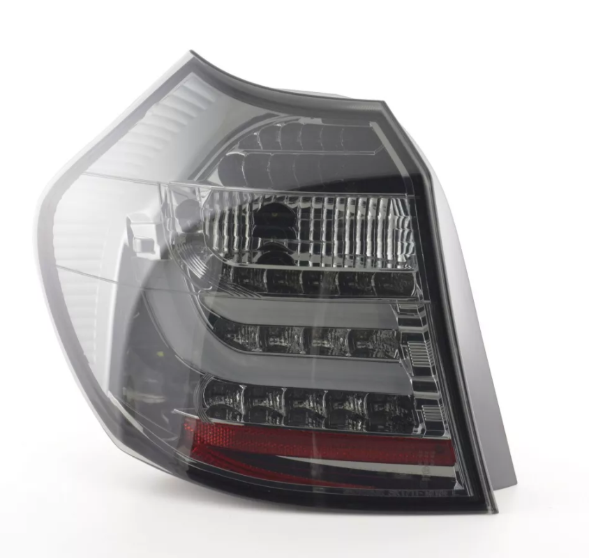 FK Set BMW E81 E87 1 SERIES 3/5 dr 04-06 Black SMOKED LED LIGHTBAR REAR LIGHTS