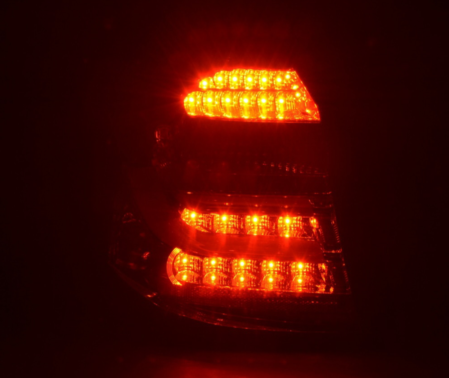 FK Set BMW E81 E87 1 SERIES 3/5 dr 04-06 Black SMOKED LED LIGHTBAR REAR LIGHTS