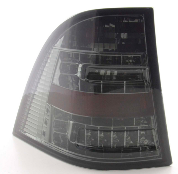 FK Pair LED Lightbar REAR LIGHTS Mercedes M-Class W163 98-05 black Smoke LHD