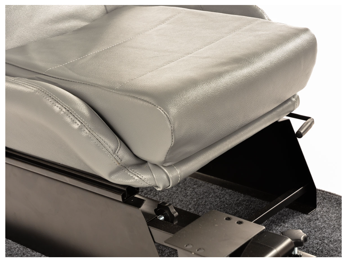 Silver Grey Driving Game Chair Sim Racing Seat Frame Xbox Playstation PC Gaming