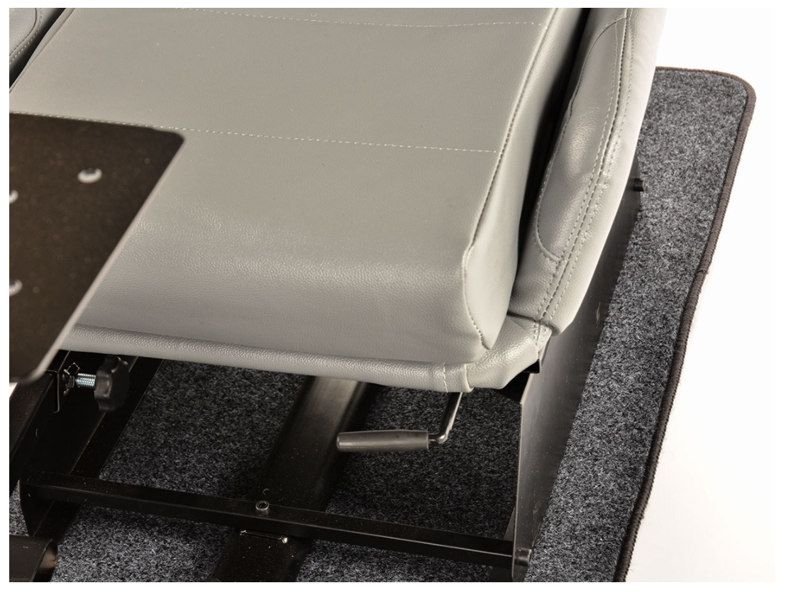 Silver Grey Driving Game Chair Sim Racing Seat Frame Xbox Playstation PC Gaming