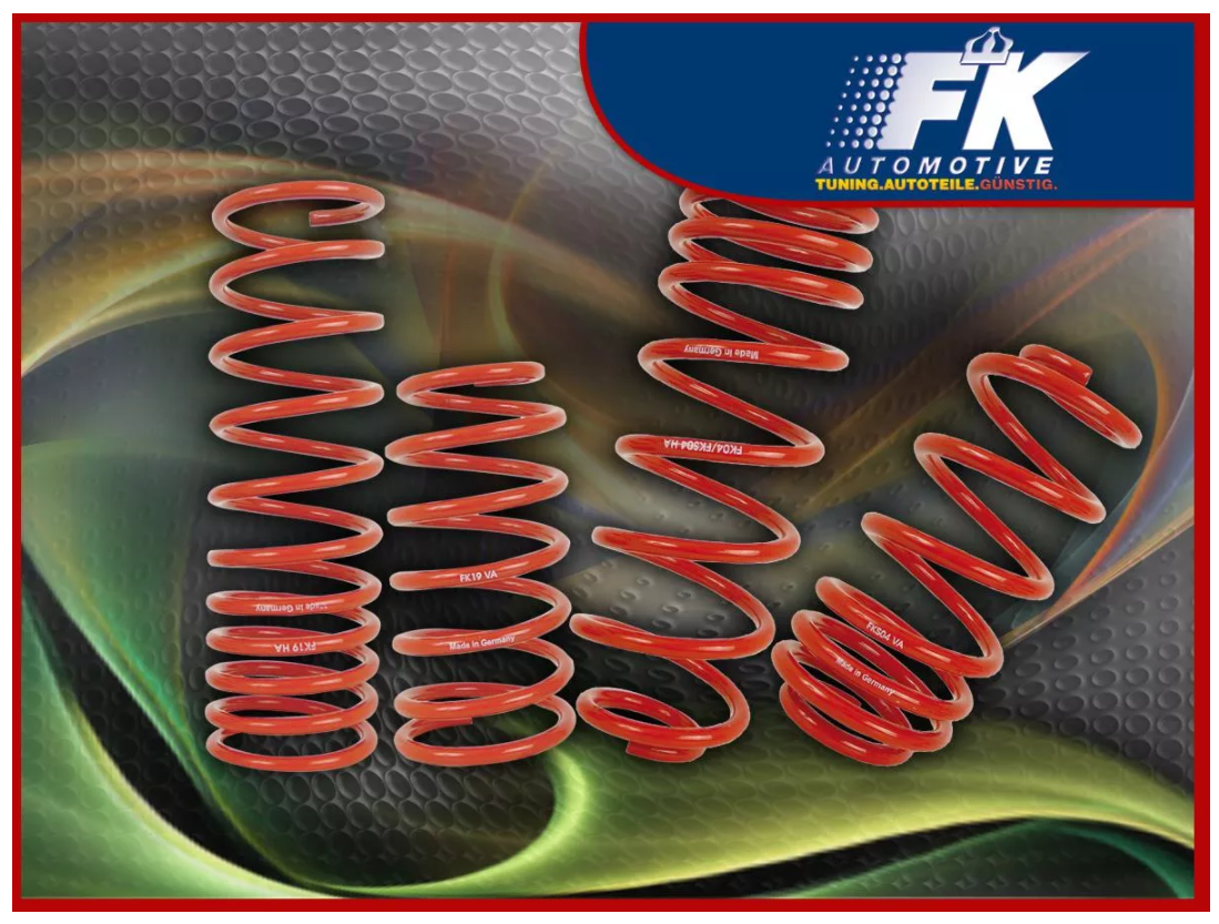 FK Lowering Springs Set x4 Porsche 911 997 C2 Carrera 30mm 2012+