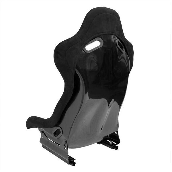AUTOSTYLE LV x2 Universal Pair Sports Bucket Seats Black Edition slide runners