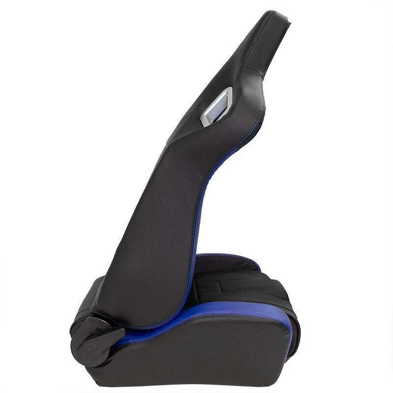 AUTOSTYLE RS6-II x1 Universal Sports Bucket Seat Black & Blue + runners