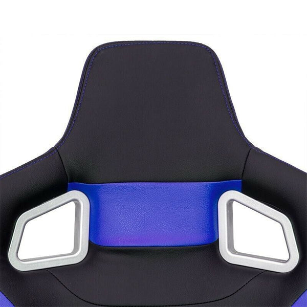 AUTOSTYLE RS6-II x1 Universal Sports Bucket Seat Black & Blue + runners