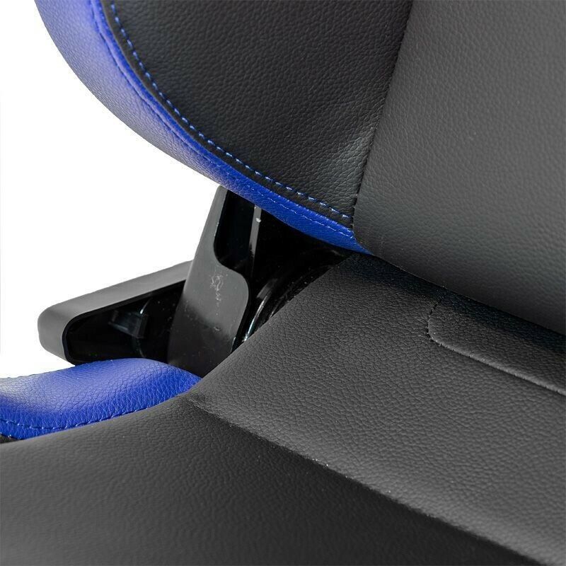 AUTOSTYLE RS6-II x1 Universal Sports Bucket Seat Black & Blue + runners