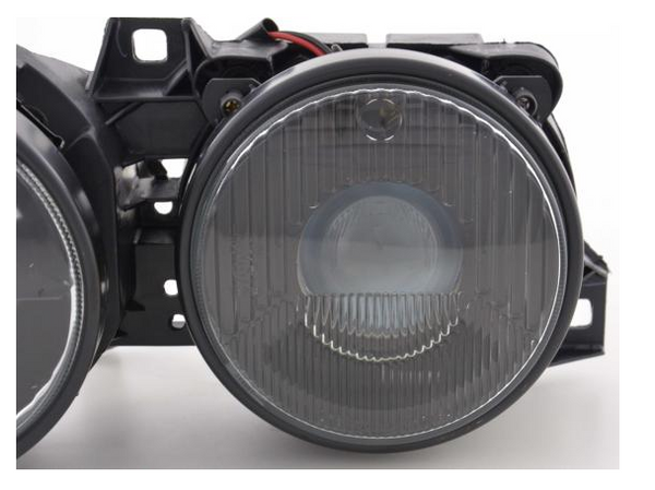 FK Set LED Devil Eye Project Headlights DRL BMW 3 series E30 black 87-91 LHD