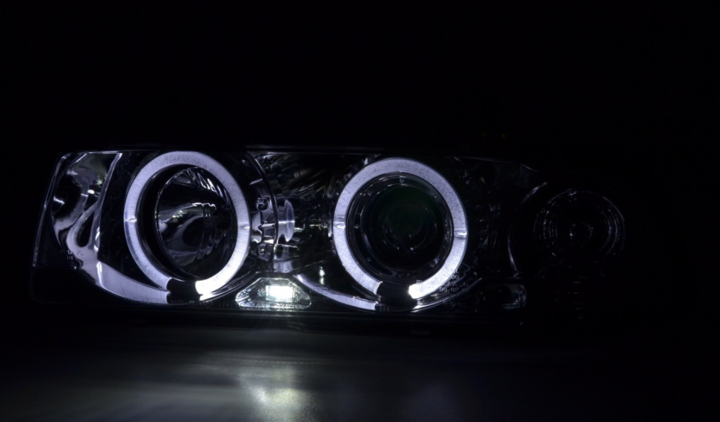 FK LED Headlights Angel Eyes Halo Ring CCFL BMW 3-series Coupe E36 92-98 LHD