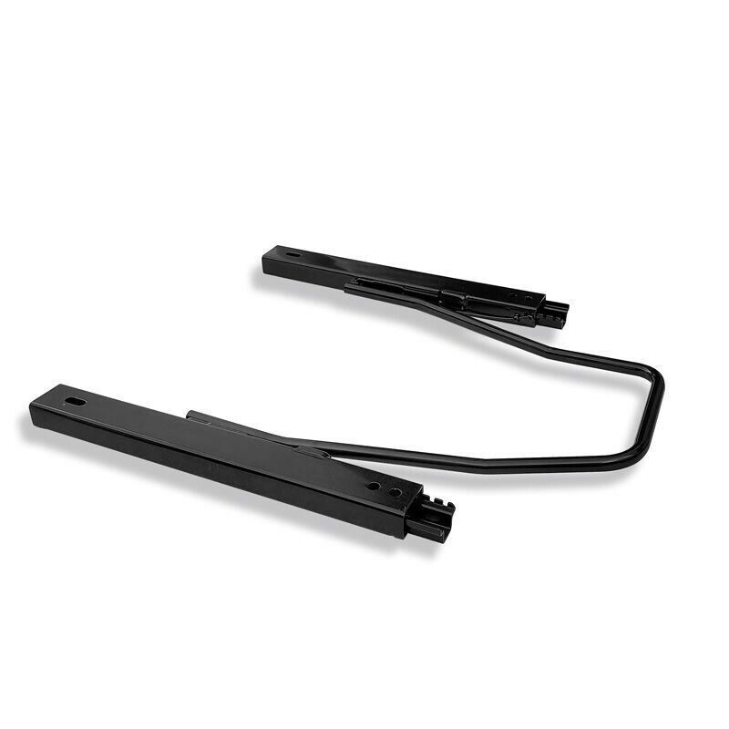 AUTOSTYLE x2 Universelles Paar Sportschalensitze, dunkelrote und schwarze Gleitschienen