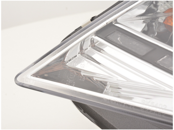 FK Pair LED DRL Projector headlights Seat Ibiza 6J 4 MK4 6Y 2012+ black chrome - LJ Automotive