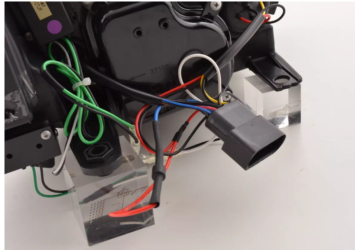 FK Pair LED DRL Projector headlights Seat Ibiza 6J 4 MK4 6Y 2012+ black chrome - LJ Automotive