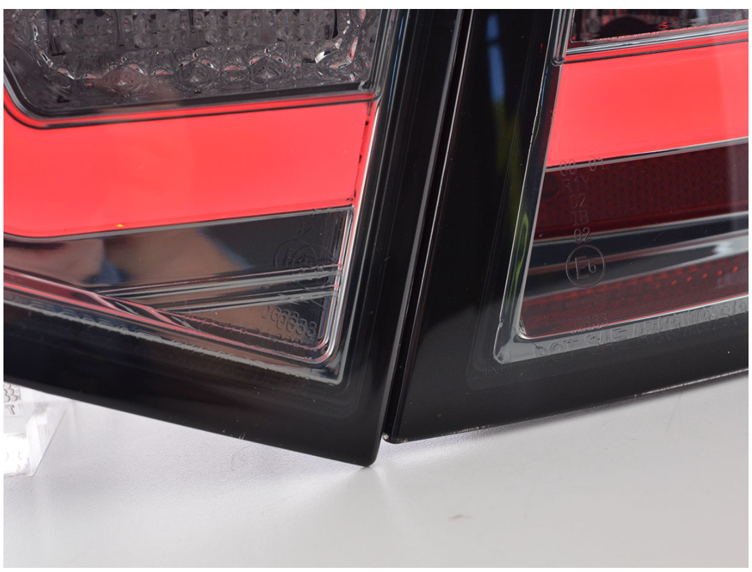 FK LED DRL Barra Luces Traseras Audi A6 C6 4F Saloon 08-11 Amoke LHD P&p S6