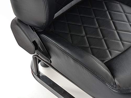 FK-Automotive FK Gaming Seat Silverstone Rennsimulator für Rennspiele schwarz FKRSE18901