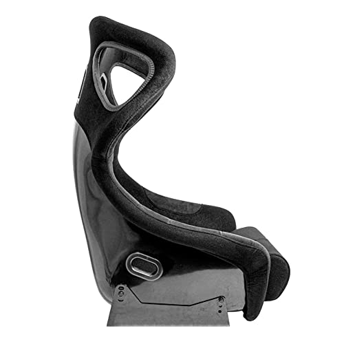 Sport seat 'BS6' - Black - Non-reclinable fibreglass back-rest - incl. slides