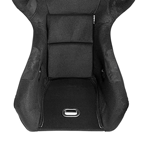 Sport seat 'BS6' - Black - Non-reclinable fibreglass back-rest - incl. slides