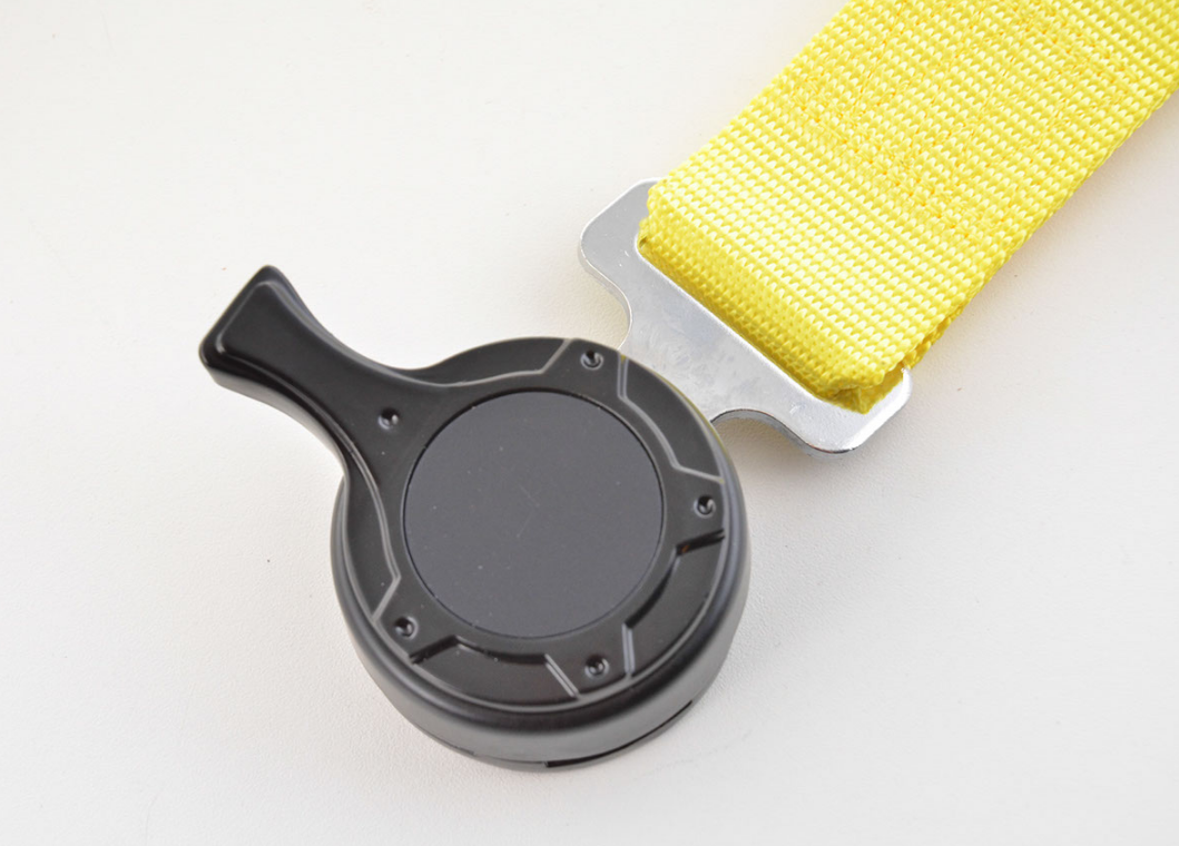 FK harness 4 point universal seat belt yellow track rally race bucket safety - LJ Automotive