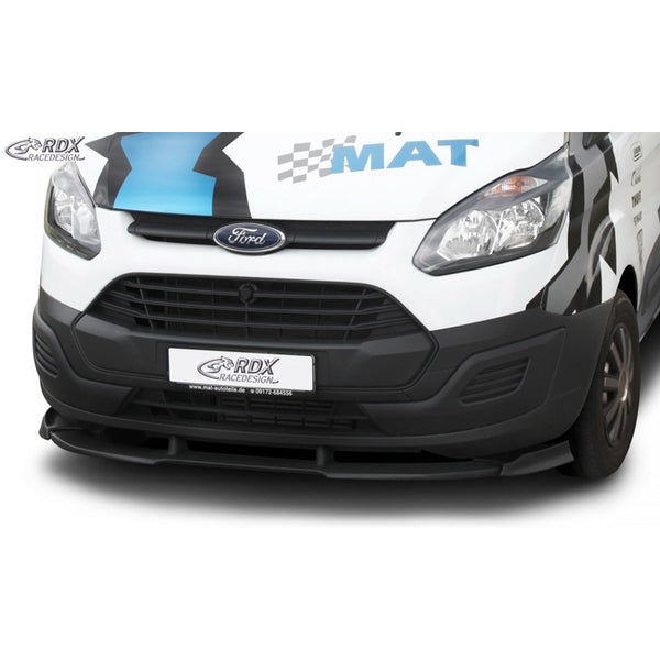 RDX Front spoiler bumper splitter valance Vario-X Ford Transit Custom / Tourneo Custom 2012- (PU)