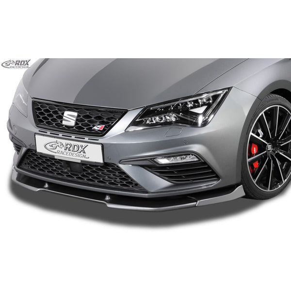 RDX Front spoiler bumper splitter valance Vario-X Seat Leon 5F FR / Cupra / Cupra 300 Facelift 2017-2020 incl. SC / ST (PU)