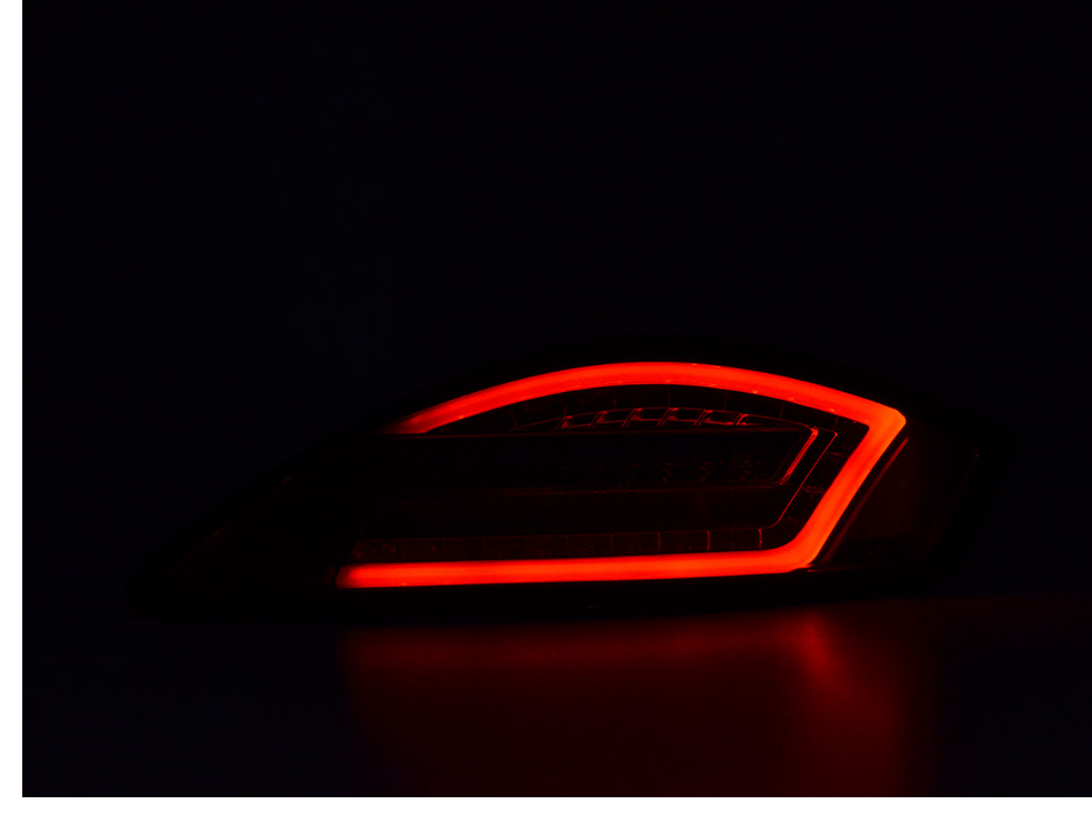 FK SET BLACK LED LIGHTBAR REAR LIGHTS PORSCHE BOXSTER 987 04-09 - LJ Automotive