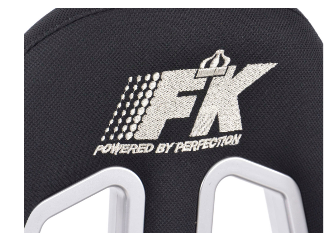 FK Bucket Sports Seat Pair Black Kit Car 4x4 Camper Van Transporter Track Custom - LJ Automotive